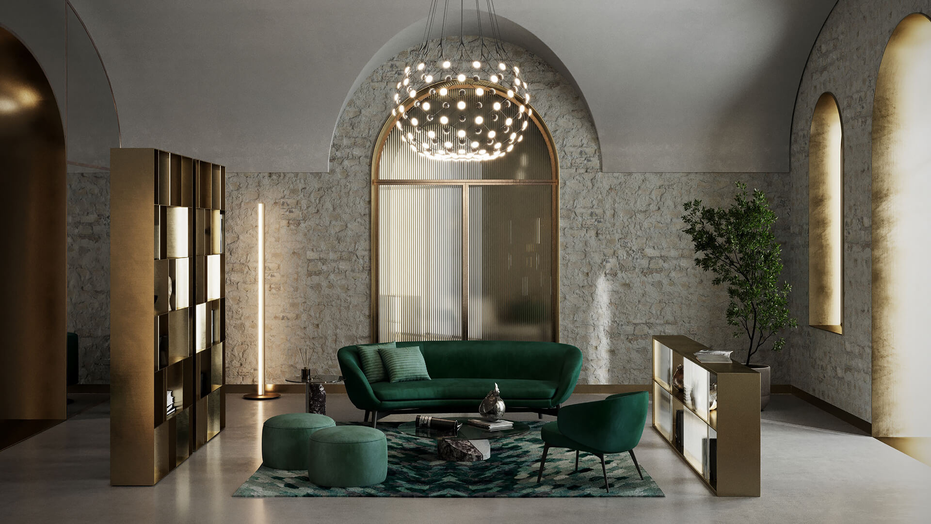 Лобби и входная группа жилого комплекса ДУО